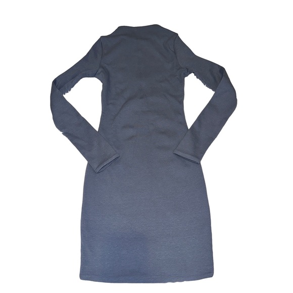 Oh Polly KOEN  Long Sleeve Mini Dress in Blue - Picture 3 of 4